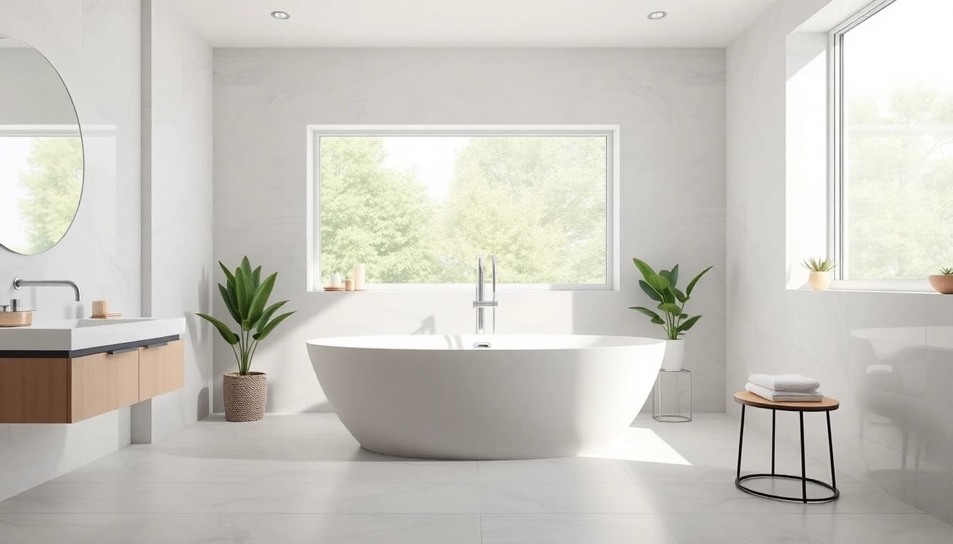 Transform your space with stunning bathroom remodelling featuring modern fixtures and elegant design.