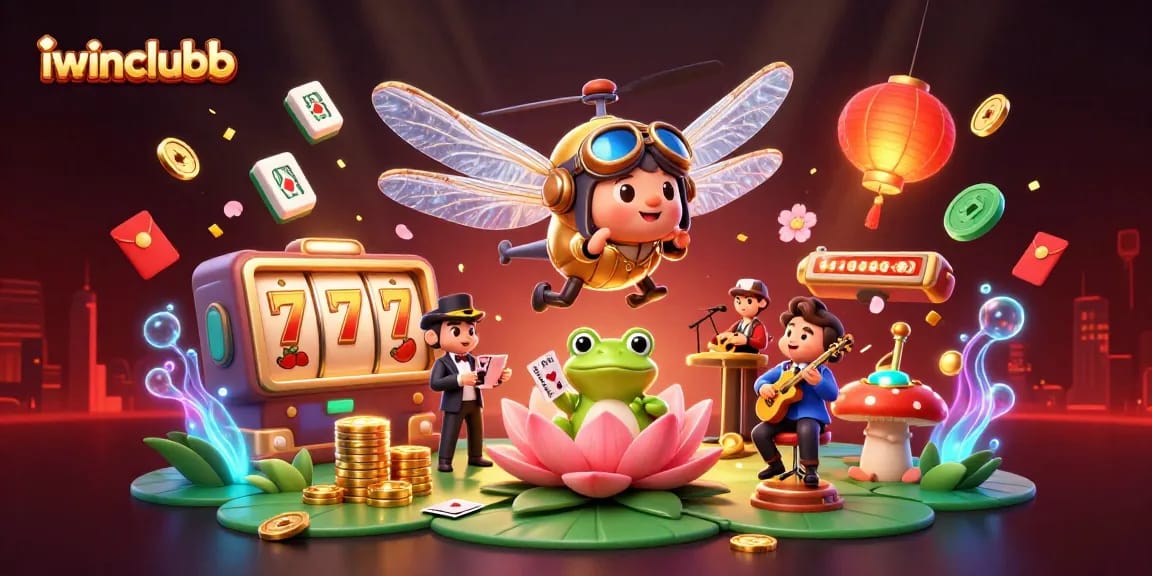 Engage in thrilling gameplay at iwinclubb with vibrant characters and captivating casino elements.