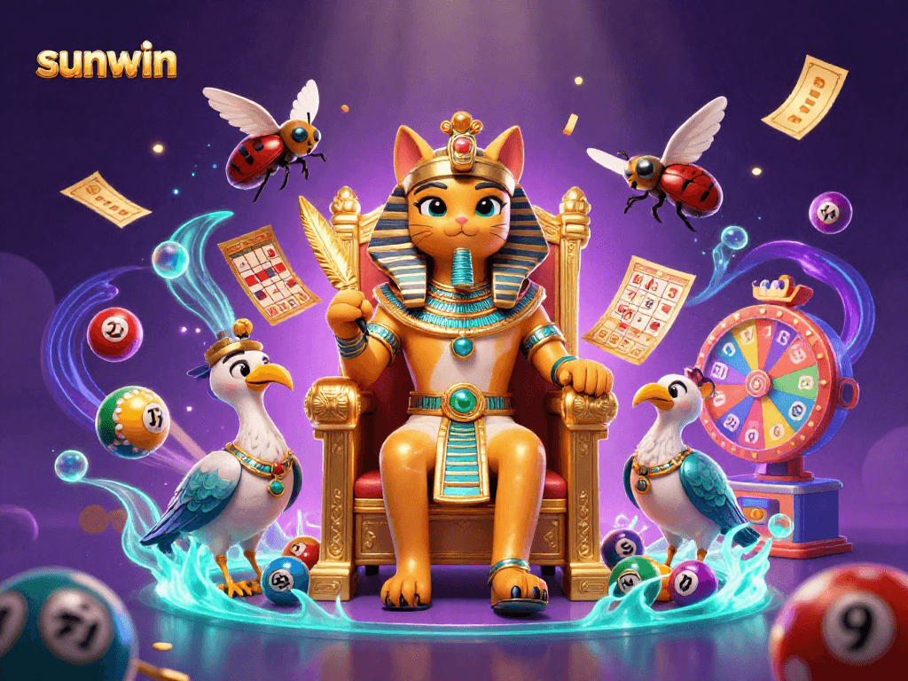 Experience excitement with sunwin while playing vibrant lottery and bingo games in a magical setting.