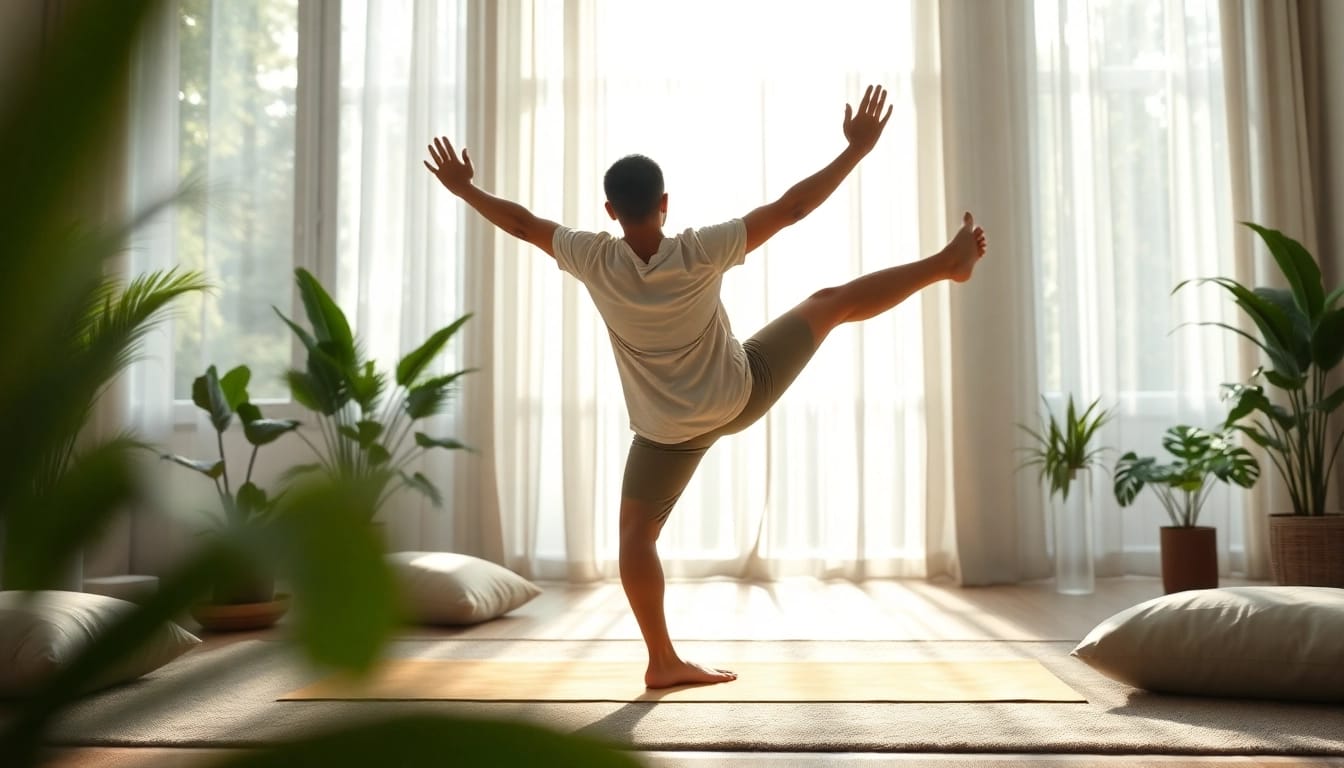 Learn how to relieve back pain through yoga practice in a relaxed environment.