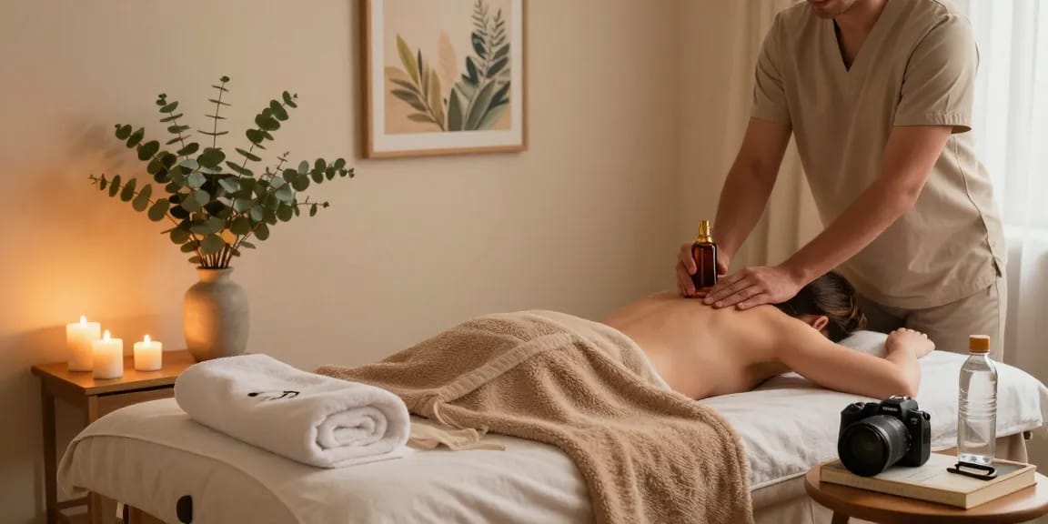 Experience relaxation with 파주출장마사지 in a serene therapy room.