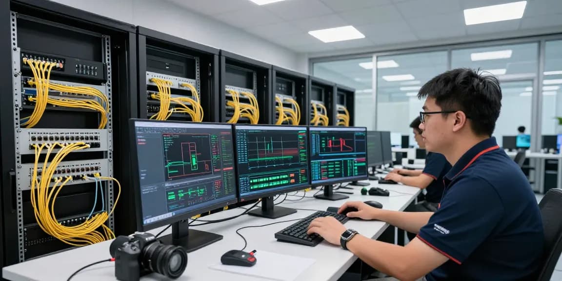 Monitoring advanced fiber connections in a modern data center environment.