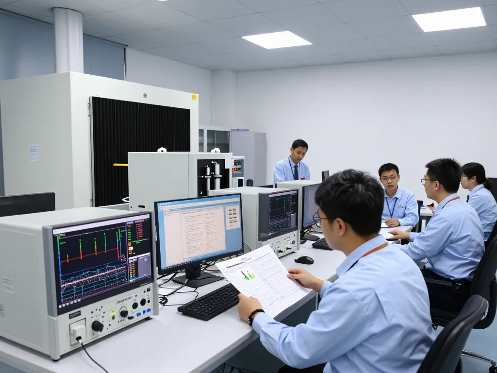Engineers at Stancer Testing-Lab ensuring NSA compliance with advanced EMC testing solutions.
