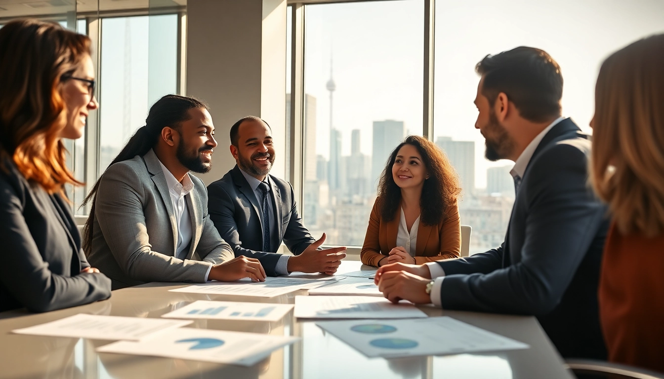 Fiduciary financial advisor nova va consulting clients in a professional office setting.