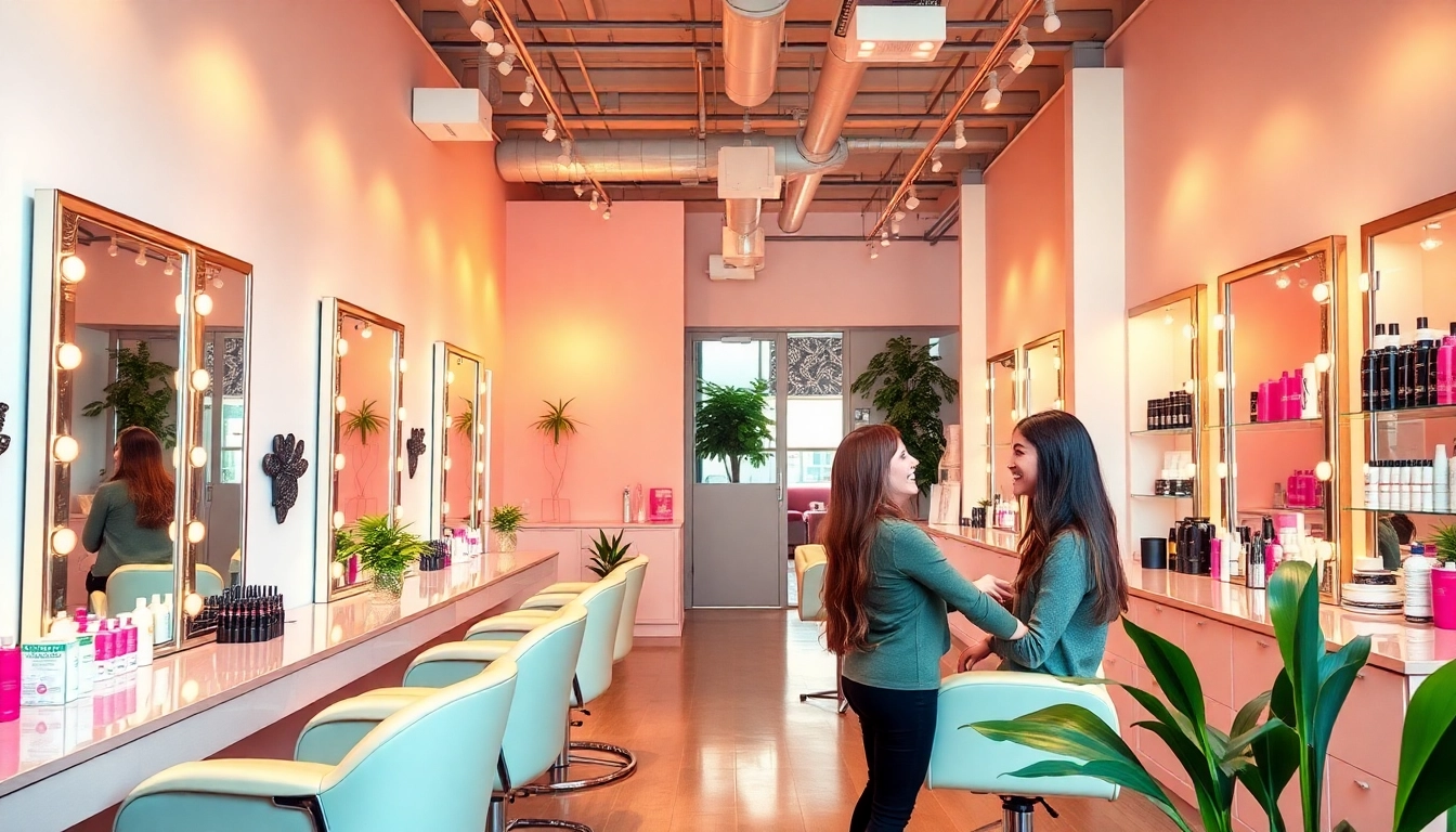 Best hair salons near me showcasing a modern and inviting salon atmosphere.