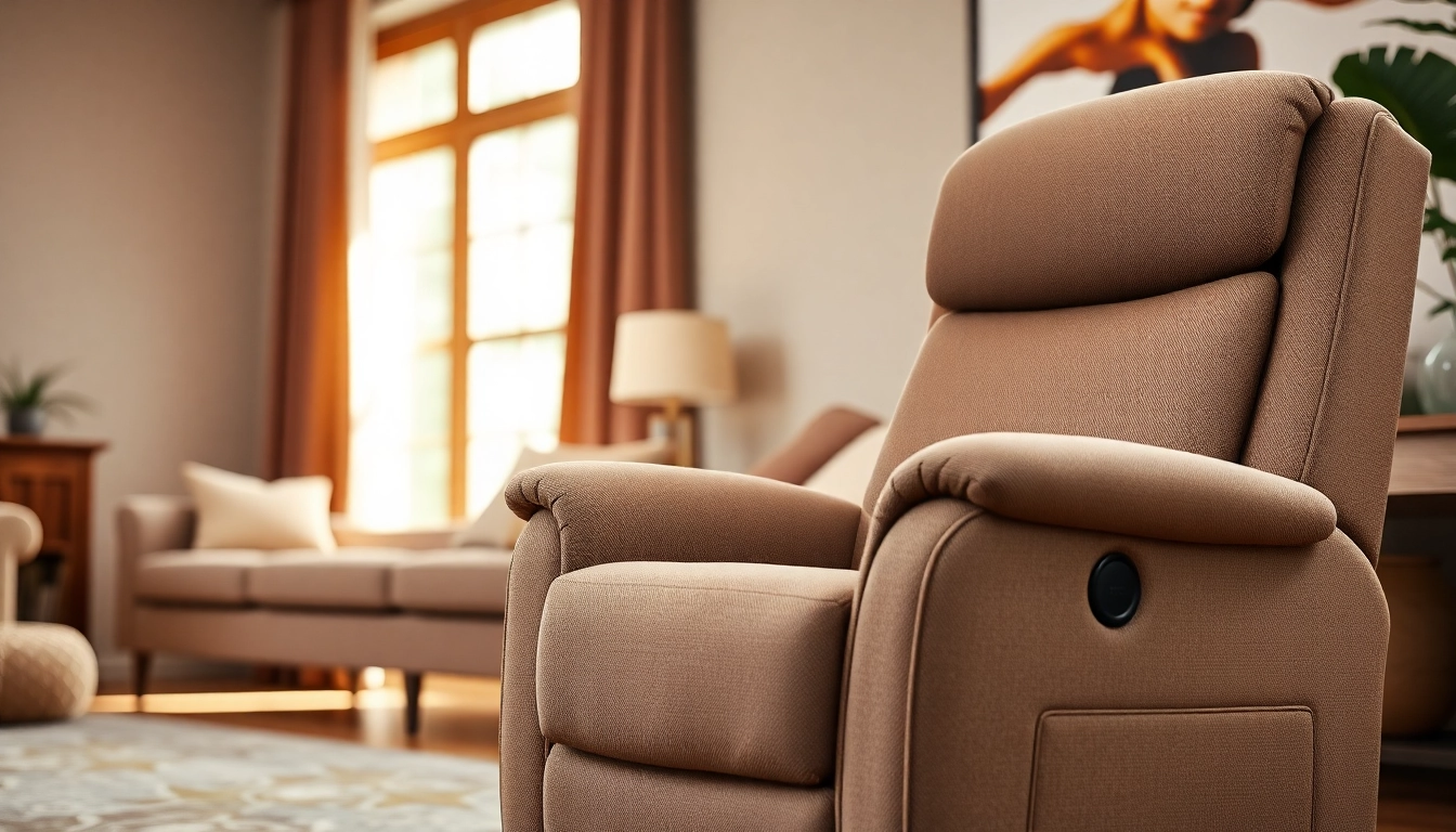 Enhance relaxation with the best power lift recliner with heat and massage in a cozy setting.