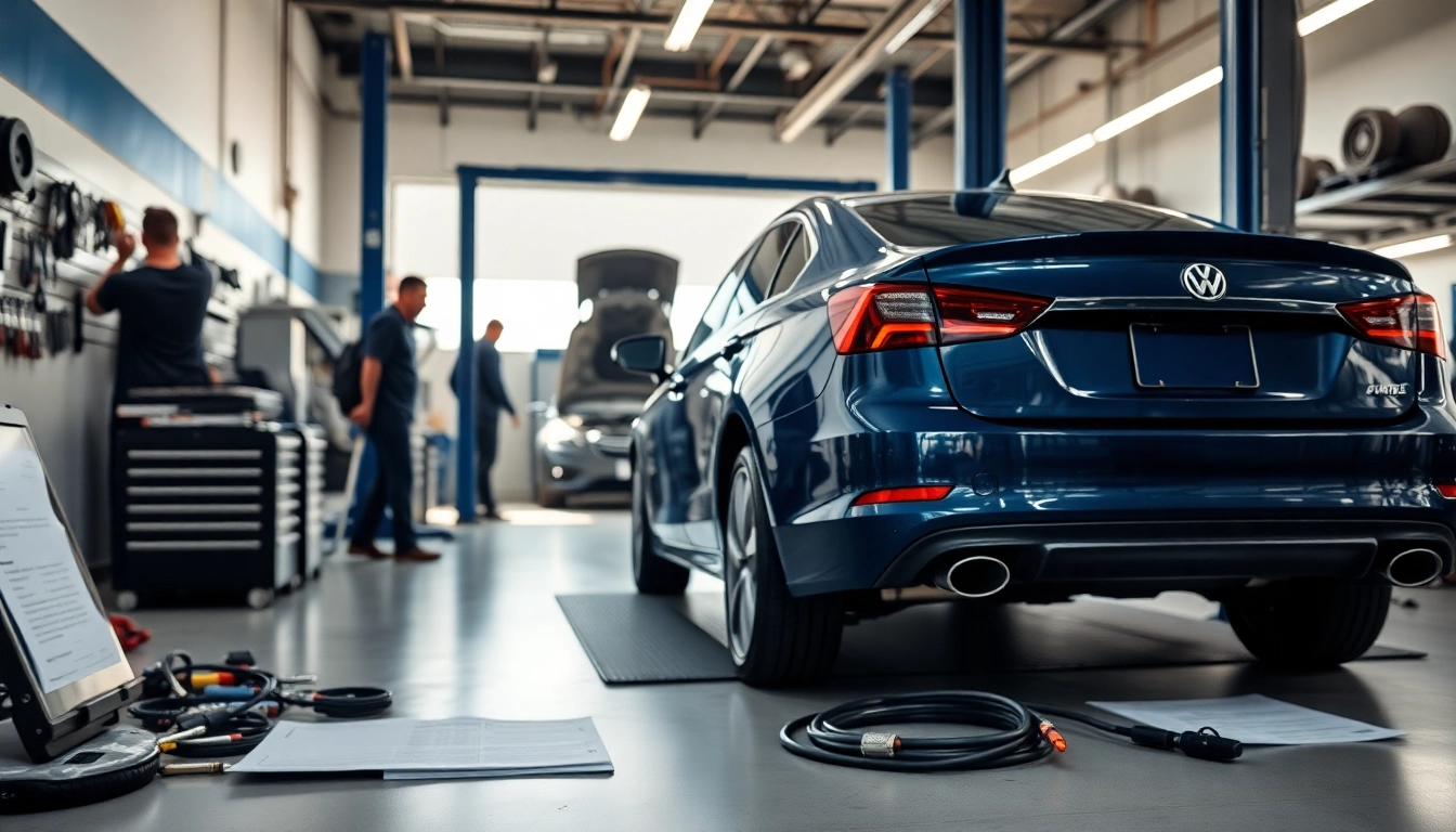 Secure the best extended auto warranty for high mileage cars with expert maintenance in a professional repair setting.