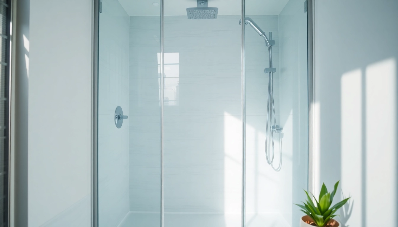 Duschkabine 80x80 in einem modernen Badezimmer, elegant und einladend gestaltet.