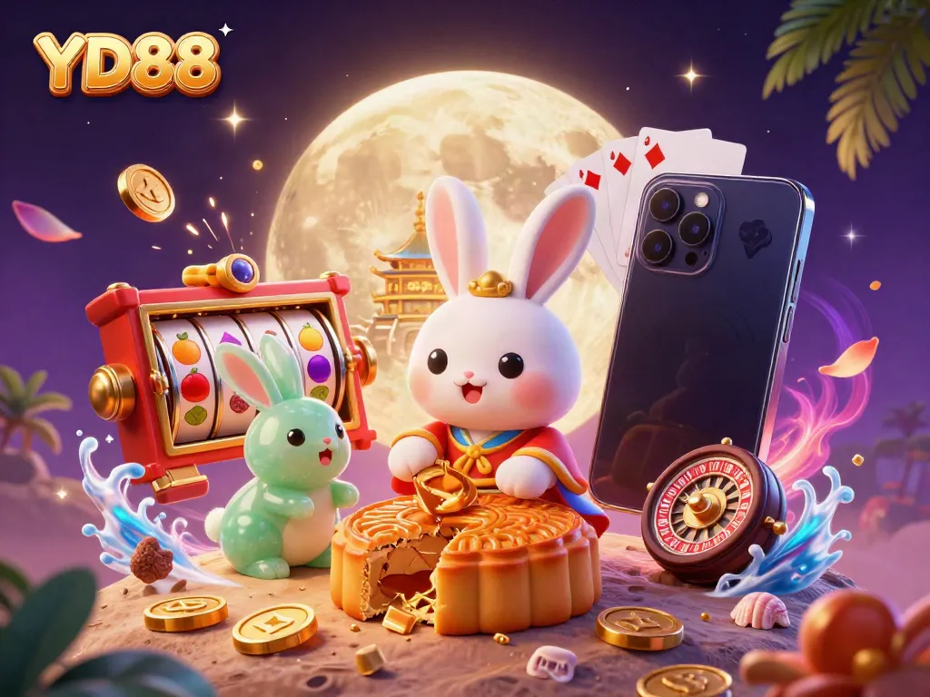 Experience YD88's thrilling casino atmosphere with engaging characters and vibrant gaming elements.