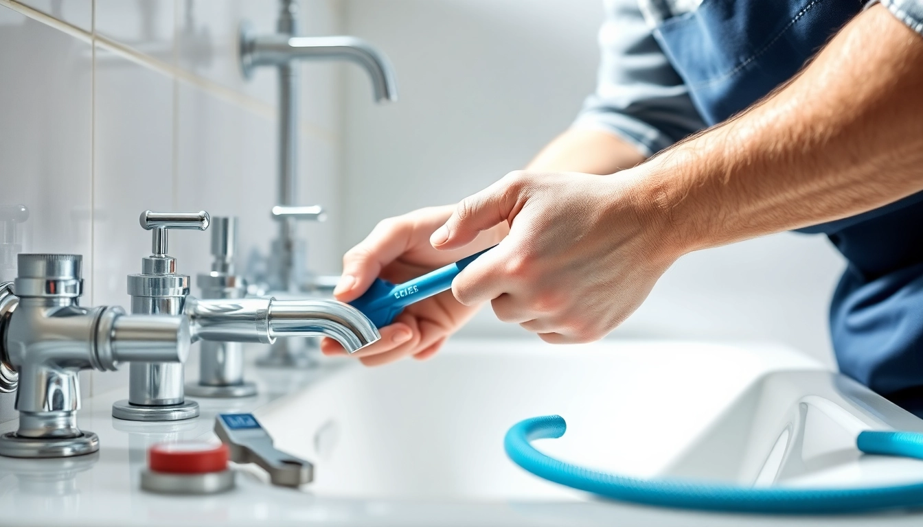 Find a reliable plumber near me fixing modern bathroom plumbing issues.
