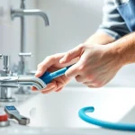 Find a reliable plumber near me fixing modern bathroom plumbing issues.