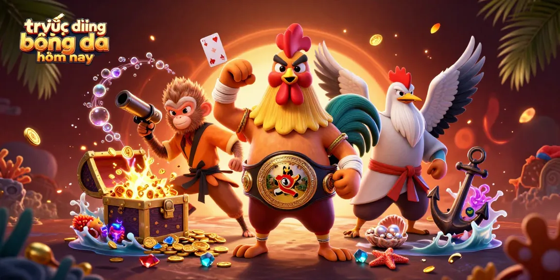 Experience thrilling trực tiếp bóng đá hôm nay with vibrant 3D illustrations capturing exciting matches!