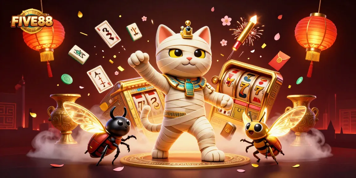 FIVE88 plunges players into thrilling slot adventures with vivid casino elements.