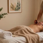 Experience relaxation with 파주출장마사지 in a serene therapy room.