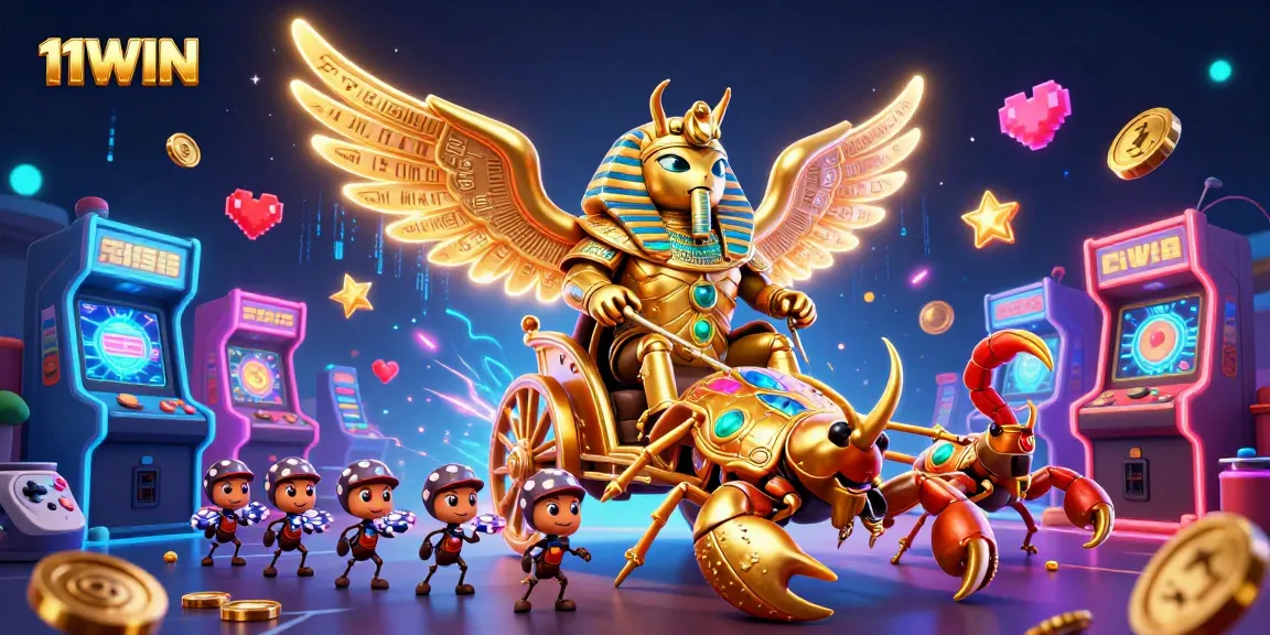 Experience thrilling gameplay with 11WIN featuring vibrant 3D characters and dynamic casino elements.